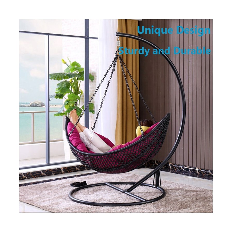 Ghế Xích Đu Treo Ngoài Trời Mây Nhựa Hiện Đại Ghế Xích Đu Treo Ngoài Trời Mây Nhựa Hiện Đại