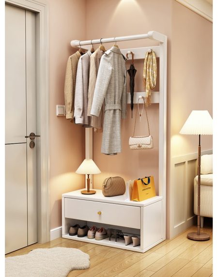 Giá Treo Quần Áo Gỗ Tự Nhiên Đa Năng Hiện Đại