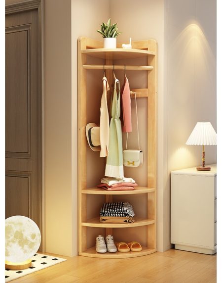 Giá Treo Quần Áo Gỗ Tự Nhiên Đứng Sàn Hiện Đại
