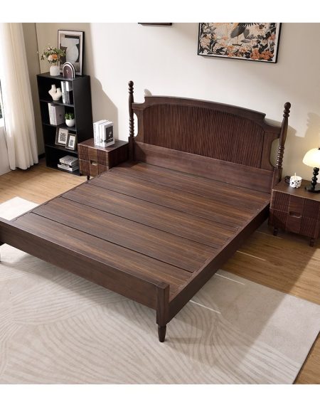Giường Ngủ Cổ Điển Gỗ Tự Nhiên Cao Cấp, Kiểu Pháp