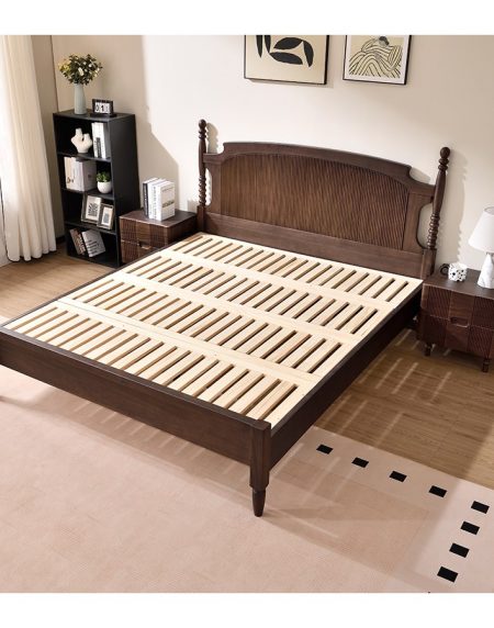 Giường Ngủ Cổ Điển Gỗ Tự Nhiên Cao Cấp, Kiểu Pháp