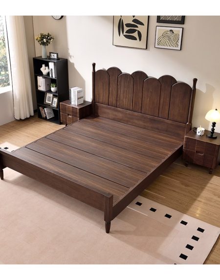 Giường Ngủ Gỗ Sồi Tự Nhiên Có Ngăn Kéo Cao Cấp