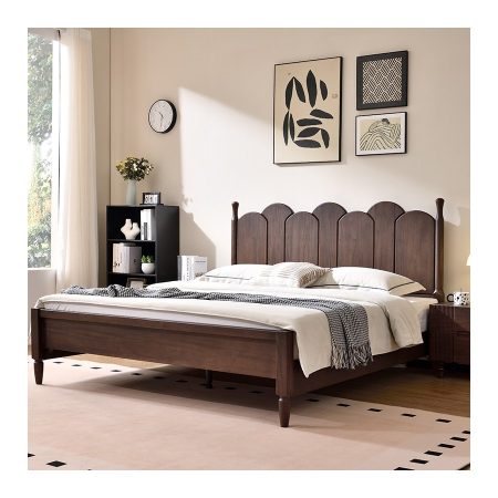 Giường Ngủ Gỗ Sồi Tự Nhiên Có Ngăn Kéo Cao Cấp