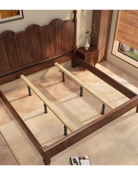 Giường Ngủ Gỗ Sồi Tự Nhiên Có Ngăn Kéo Cao Cấp