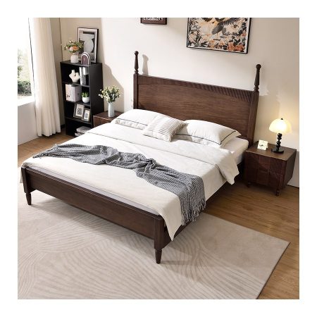 Giường Ngủ Gỗ Tự Nhiên Có Ngăn Kéo Hiện Đại