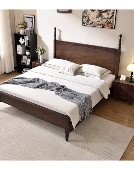 Giường Ngủ Gỗ Tự Nhiên Có Ngăn Kéo Hiện Đại