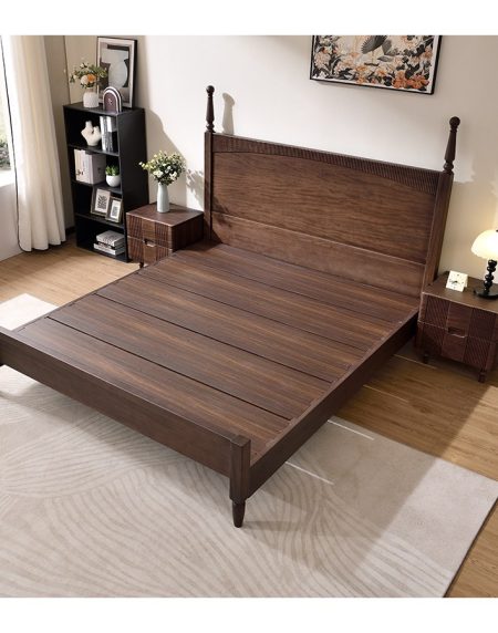 Giường Ngủ Gỗ Tự Nhiên Có Ngăn Kéo Hiện Đại