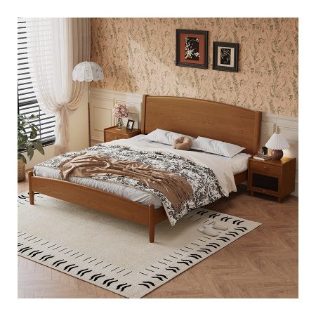 Giường Ngủ Gỗ Tự Nhiên Hiện Đại 1.8 Mét
