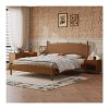 Giường Ngủ Gỗ Tự Nhiên Thiết Kế Tối Giản Kích Thước King Size