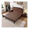 Giường Ngủ King Size Gỗ Cao Su Chất Lượng Cao Thiết Kế Tối Giản