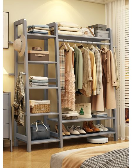 Kệ Treo Quần Áo Gỗ Đứng Đa Năng 8 Giá Treo Kệ Treo Quần Áo Gỗ Đứng Đa Năng 8 Giá Treo