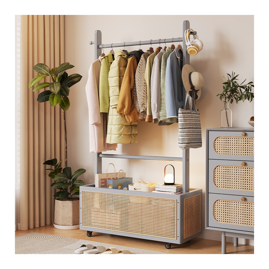 Kệ Treo Quần Áo Gỗ Tự Nhiên Đa Năng Sang Trọng Kệ Treo Quần Áo Gỗ Tự Nhiên Đa Năng Sang Trọng