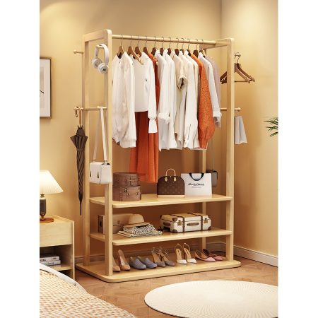 Kệ Treo Quần Áo Gỗ Tự Nhiên Thiết Kế Tối Giản