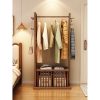 Kệ Treo Quần Áo Gỗ Tự Nhiên Thiết Kế Tối Giản Đa Năng