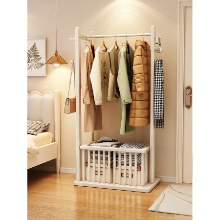 Kệ Treo Quần Áo Gỗ Tự Nhiên Thiết Kế Tối Giản Đa Năng