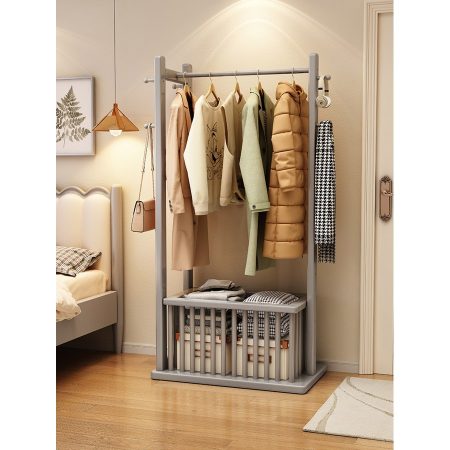 Kệ Treo Quần Áo Gỗ Tự Nhiên Thiết Kế Tối Giản Đa Năng