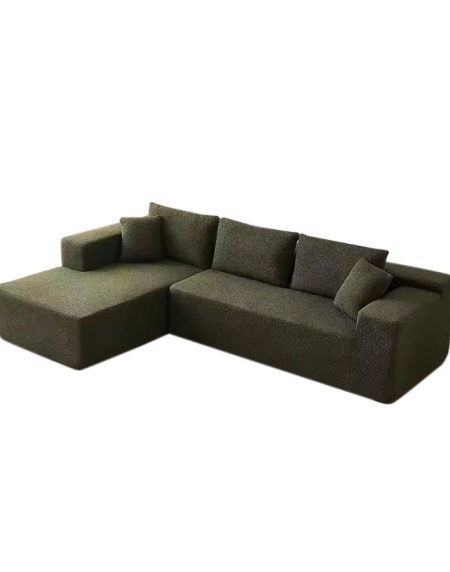 Sofa Giường Gấp Vải Lông Cừu Hiện Đại