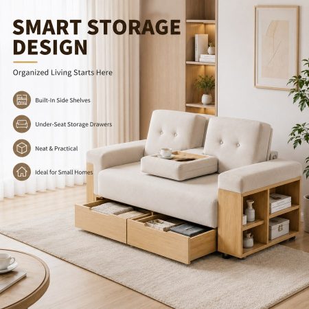 Sofa Giường Vải Nỉ Cao Cấp Đa Năng Tiết Kiệm Không Gian Sofa Giường Vải Nỉ Cao Cấp Đa Năng Tiết Kiệm Không Gian