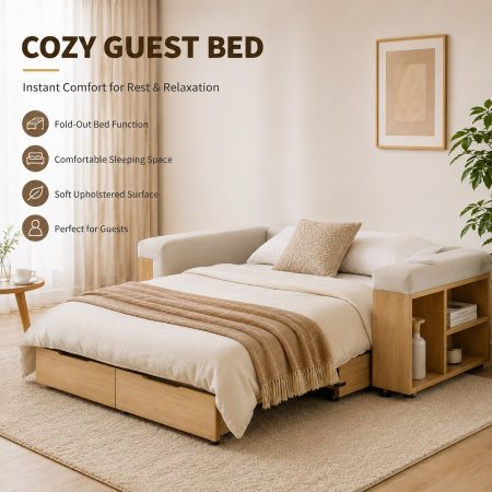 Sofa Giường Vải Nỉ Cao Cấp Đa Năng Tiết Kiệm Không Gian Sofa Giường Vải Nỉ Cao Cấp Đa Năng Tiết Kiệm Không Gian