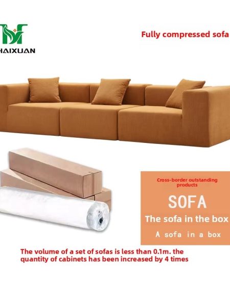 Sofa L Hình Vải Nỉ Đệm Xốp Cao Cấp Cho Phòng Khách