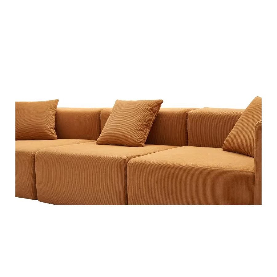 Sofa L Hình Vải Nỉ Đệm Xốp Cao Cấp Cho Phòng Khách Sofa L Hình Vải Nỉ Đệm Xốp Cao Cấp Cho Phòng Khách
