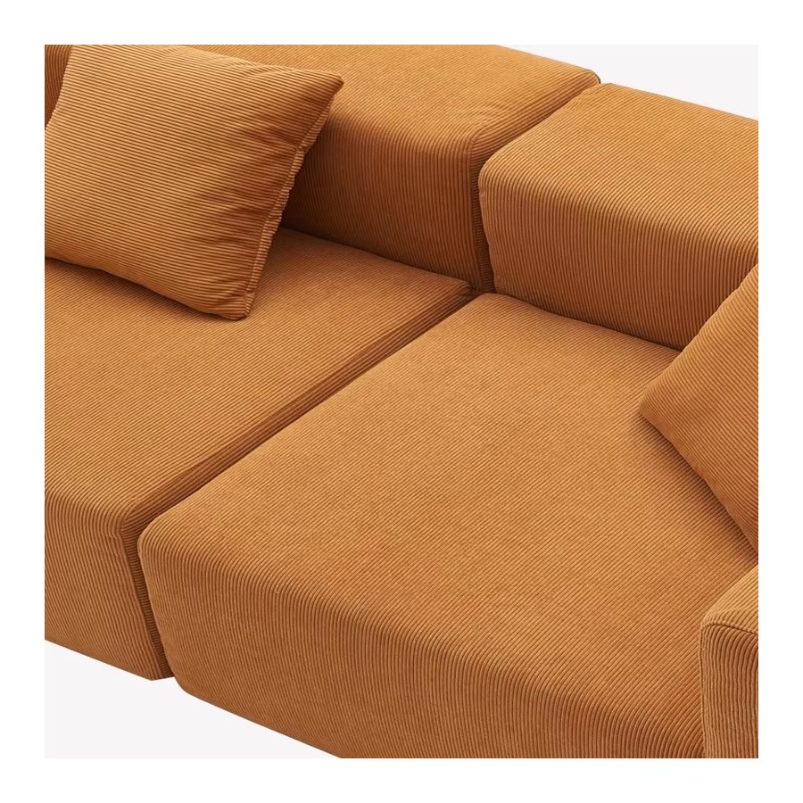 Sofa L Hình Vải Nỉ Đệm Xốp Cao Cấp Cho Phòng Khách Sofa L Hình Vải Nỉ Đệm Xốp Cao Cấp Cho Phòng Khách