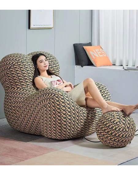 Sofa Thư Giãn Hiện Đại Bọc Vải Cho Phòng Khách Và Phòng Ngủ