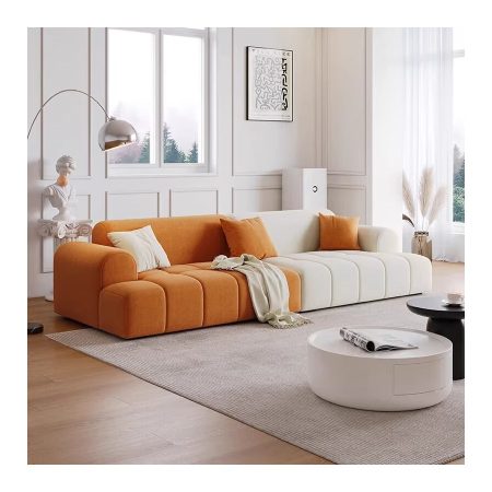 Sofa Văng Nhung 3 Chỗ Hiện Đại Đệm Xốp