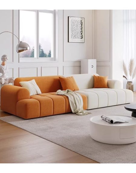 Sofa Văng Nhung 3 Chỗ Hiện Đại Đệm Xốp
