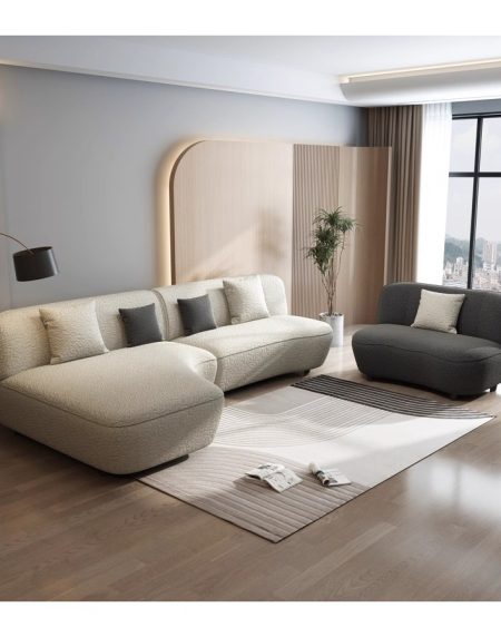Sofa Văng Nhung Gỗ Thiết Kế Đơn Giản Hiện Đại