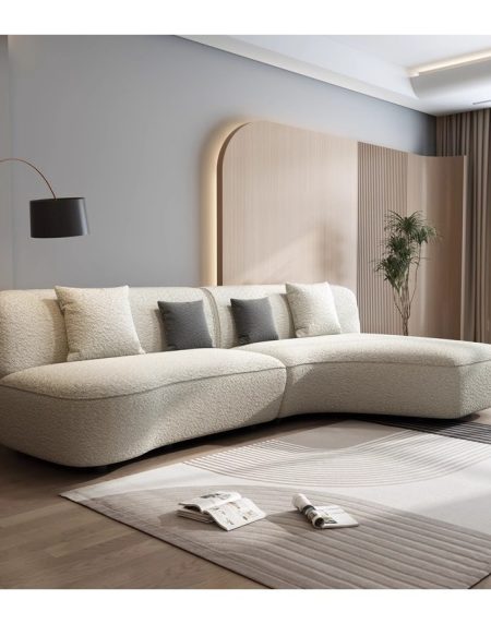 Sofa Văng Nhung Gỗ Thiết Kế Đơn Giản Hiện Đại