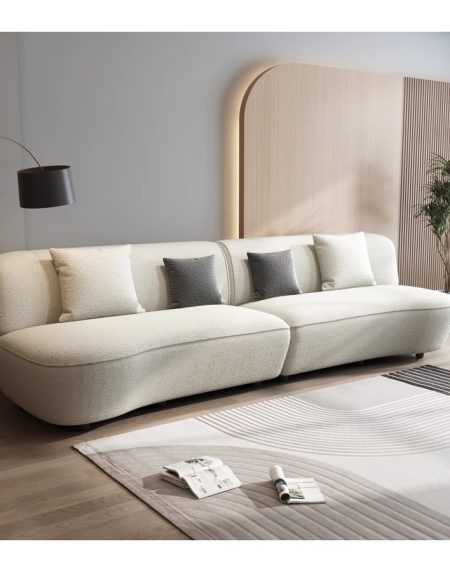 Sofa Văng Nhung Gỗ Thiết Kế Đơn Giản Hiện Đại