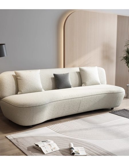 Sofa Văng Nhung Gỗ Thiết Kế Đơn Giản Hiện Đại