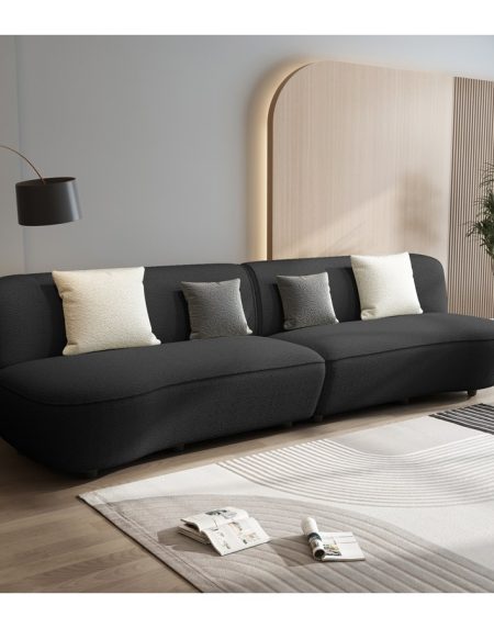 Sofa Văng Nhung Gỗ Thiết Kế Đơn Giản Hiện Đại