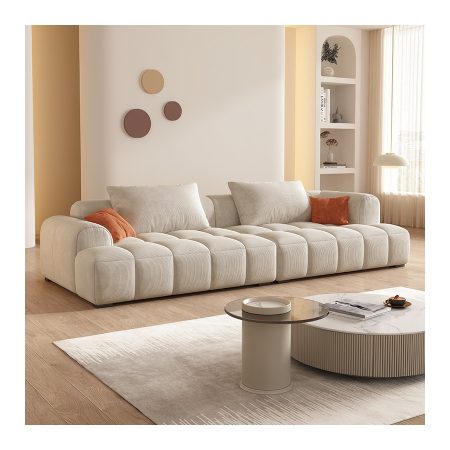 Sofa Văng Nhung Hiện Đại Ba Chỗ Ngồi Cao Cấp
