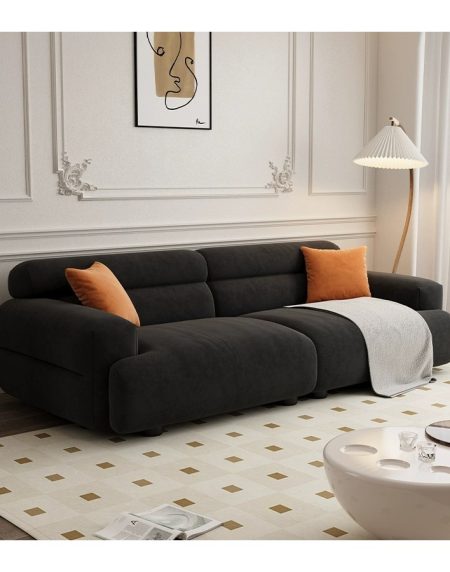 Sofa Văng Nhung Sang Trọng Mềm Mại Cho Phòng Khách