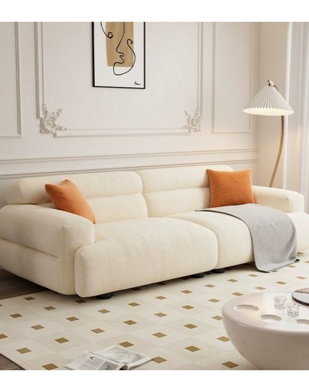 Sofa Văng Nhung Sang Trọng Mềm Mại Cho Phòng Khách