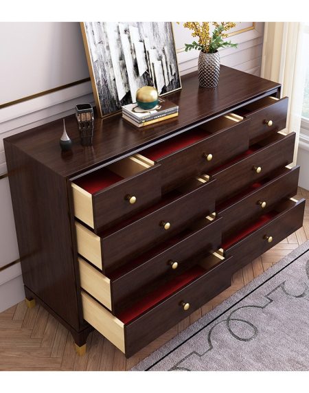 Tủ Đựng Đồ Gỗ Cherry 9 Ngăn Phong Cách Hiện Đại Tủ Đựng Đồ Gỗ Cherry 9 Ngăn Phong Cách Hiện Đại