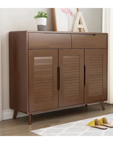 Tủ Giày Gỗ Tự Nhiên Gấp Điều Chỉnh Hiện Đại