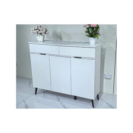 Tủ Giày Kính Hiện Đại 2 Tầng Để Phòng Khách