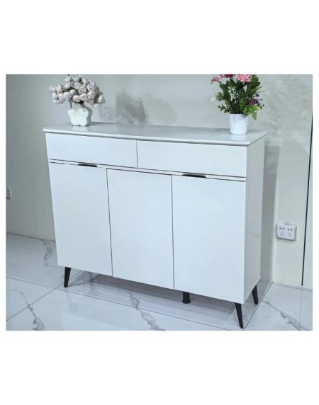 Tủ Giày Kính Hiện Đại 2 Tầng Để Phòng Khách