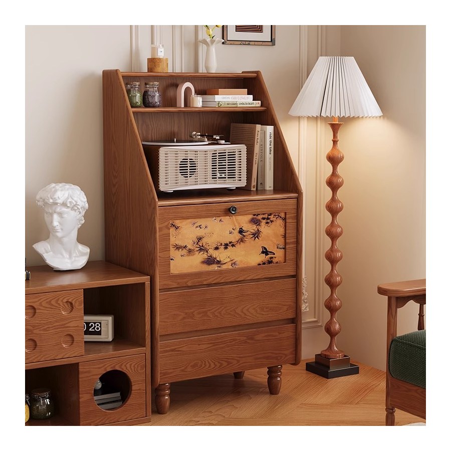 Tủ Gỗ Vintage 4 Ngăn Để Phòng Khách Hiện Đại Tủ Gỗ Vintage 4 Ngăn Để Phòng Khách Hiện Đại