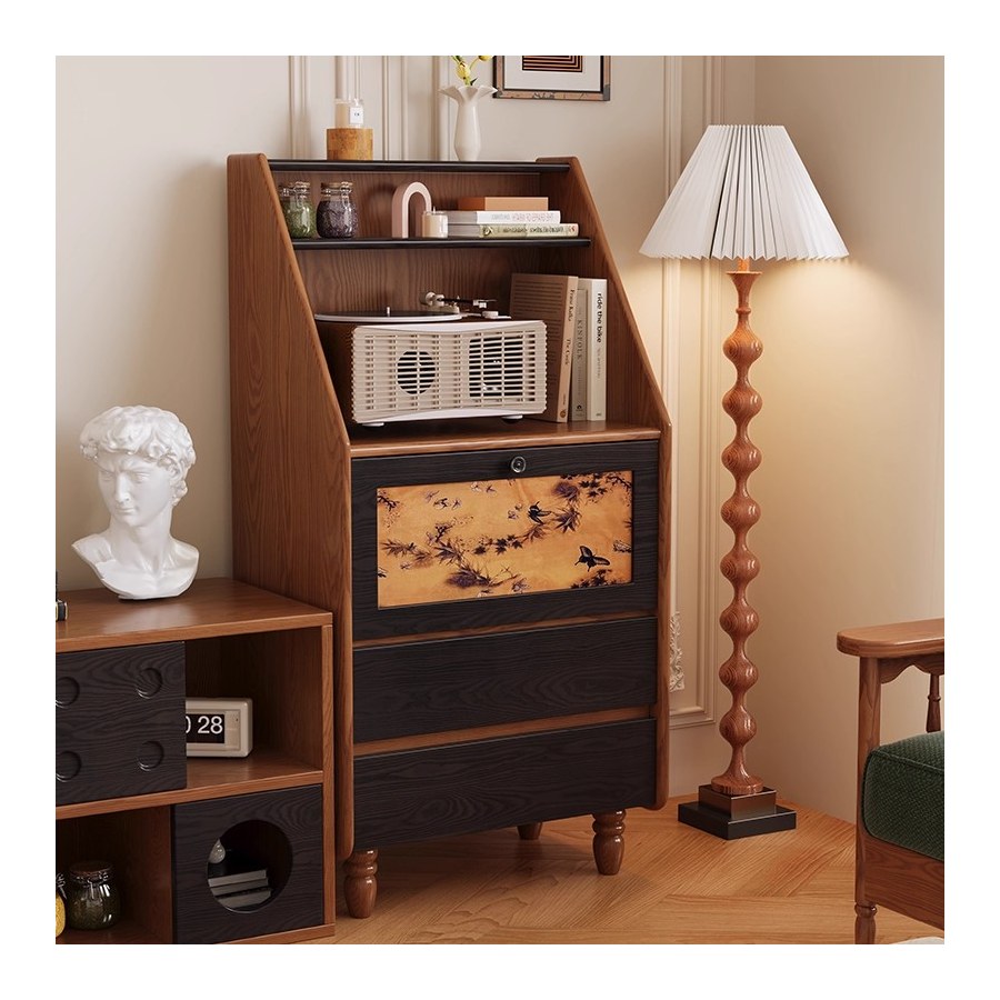 Tủ Gỗ Vintage 4 Ngăn Để Phòng Khách Hiện Đại Tủ Gỗ Vintage 4 Ngăn Để Phòng Khách Hiện Đại