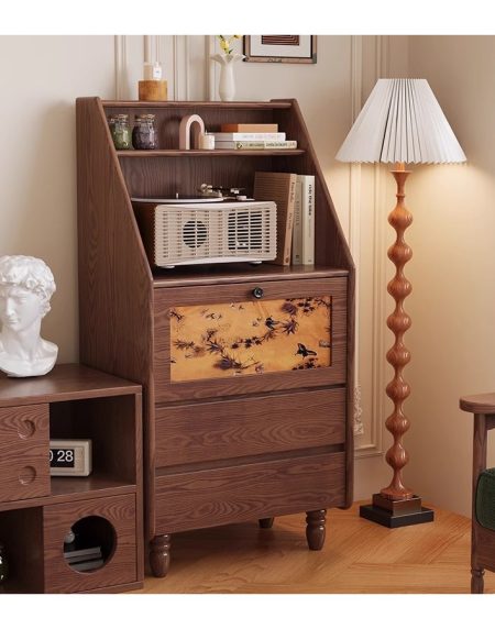Tủ Gỗ Vintage 4 Ngăn Để Phòng Khách Hiện Đại Tủ Gỗ Vintage 4 Ngăn Để Phòng Khách Hiện Đại