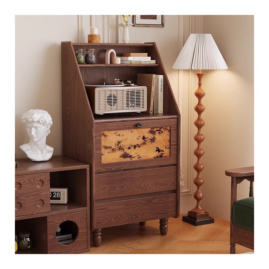 Tủ Gỗ Vintage 4 Ngăn Để Phòng Khách Hiện Đại Tủ Gỗ Vintage 4 Ngăn Để Phòng Khách Hiện Đại