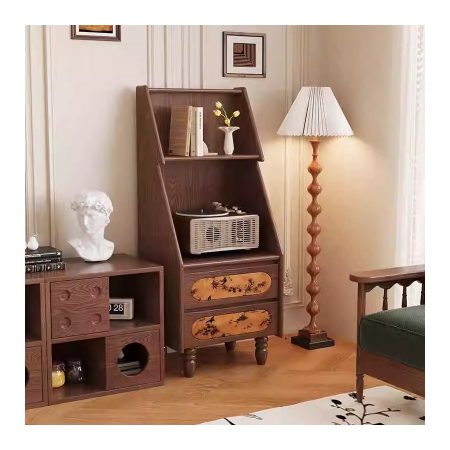 Tủ Kệ Bếp Gỗ Tự Nhiên Hiện Đại Có Ngăn Kéo