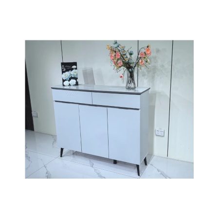 Tủ Kệ Giày Kính Hiện Đại 2 Tầng Lưu Trữ