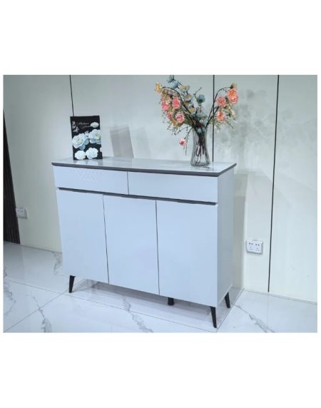 Tủ Kệ Giày Kính Hiện Đại 2 Tầng Lưu Trữ