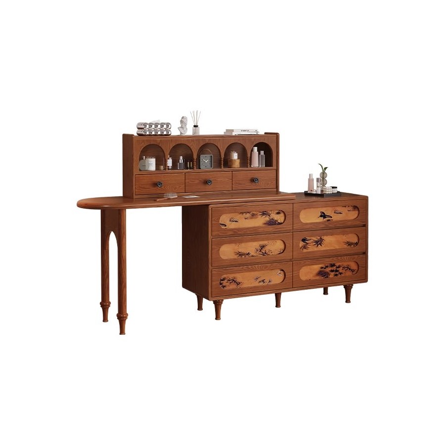 Tủ Kệ Gỗ Sồi Vintage 2 Cánh Thiết Kế Retro Tủ Kệ Gỗ Sồi Vintage 2 Cánh Thiết Kế Retro