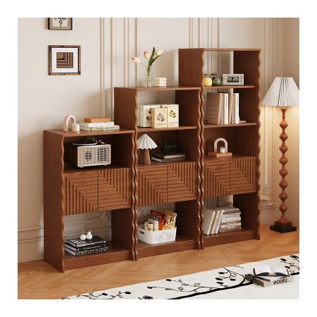 Tủ Kệ Gỗ Tự Nhiên Đứng Cao Đơn Giản